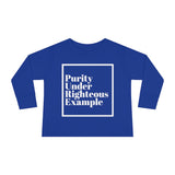 Pure Example Toddler Long Sleeve Shirt