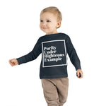 Pure Example Toddler Long Sleeve Shirt