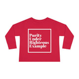 Pure Example Toddler Long Sleeve Shirt